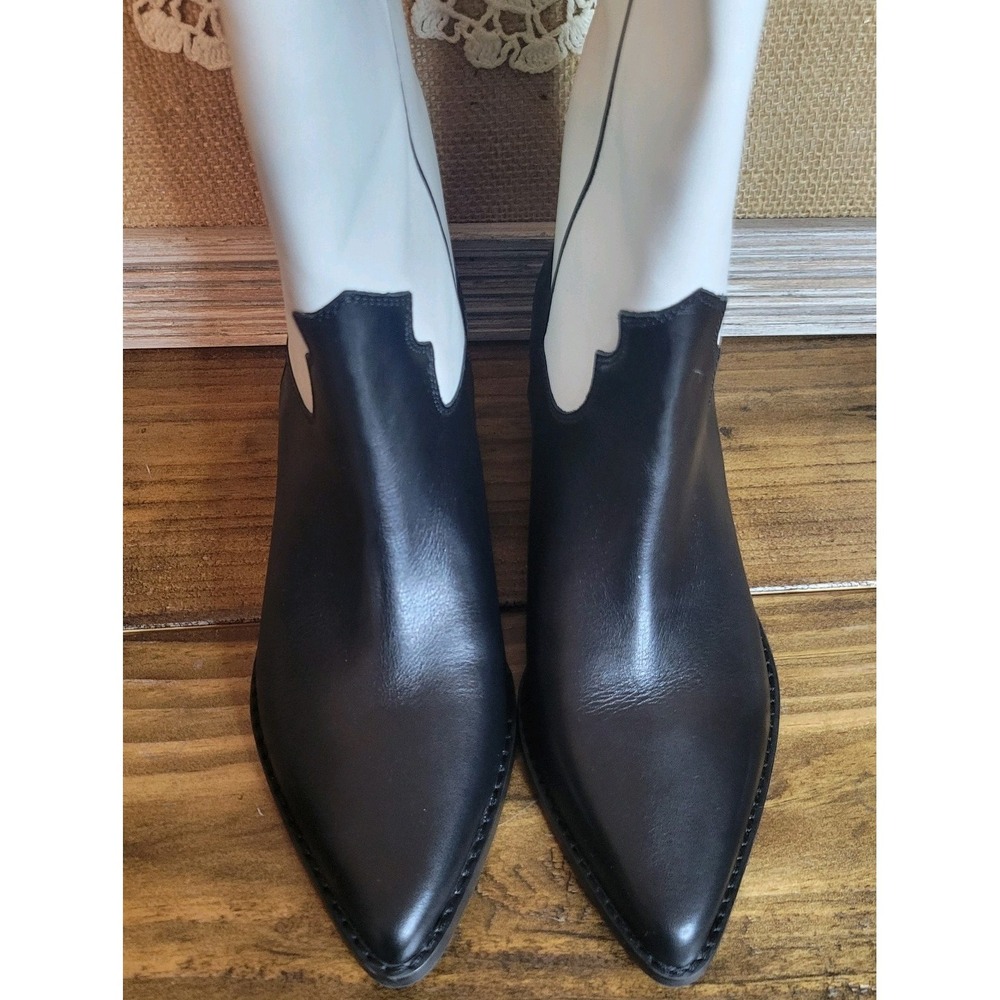 Marc Fisher Women's Hilaria Knee High Boot Black Cowboy Size 7M Festival New Box - Picture 3 of 9